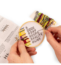 Mini Cross-Stitch Embroidery Kit - Books
