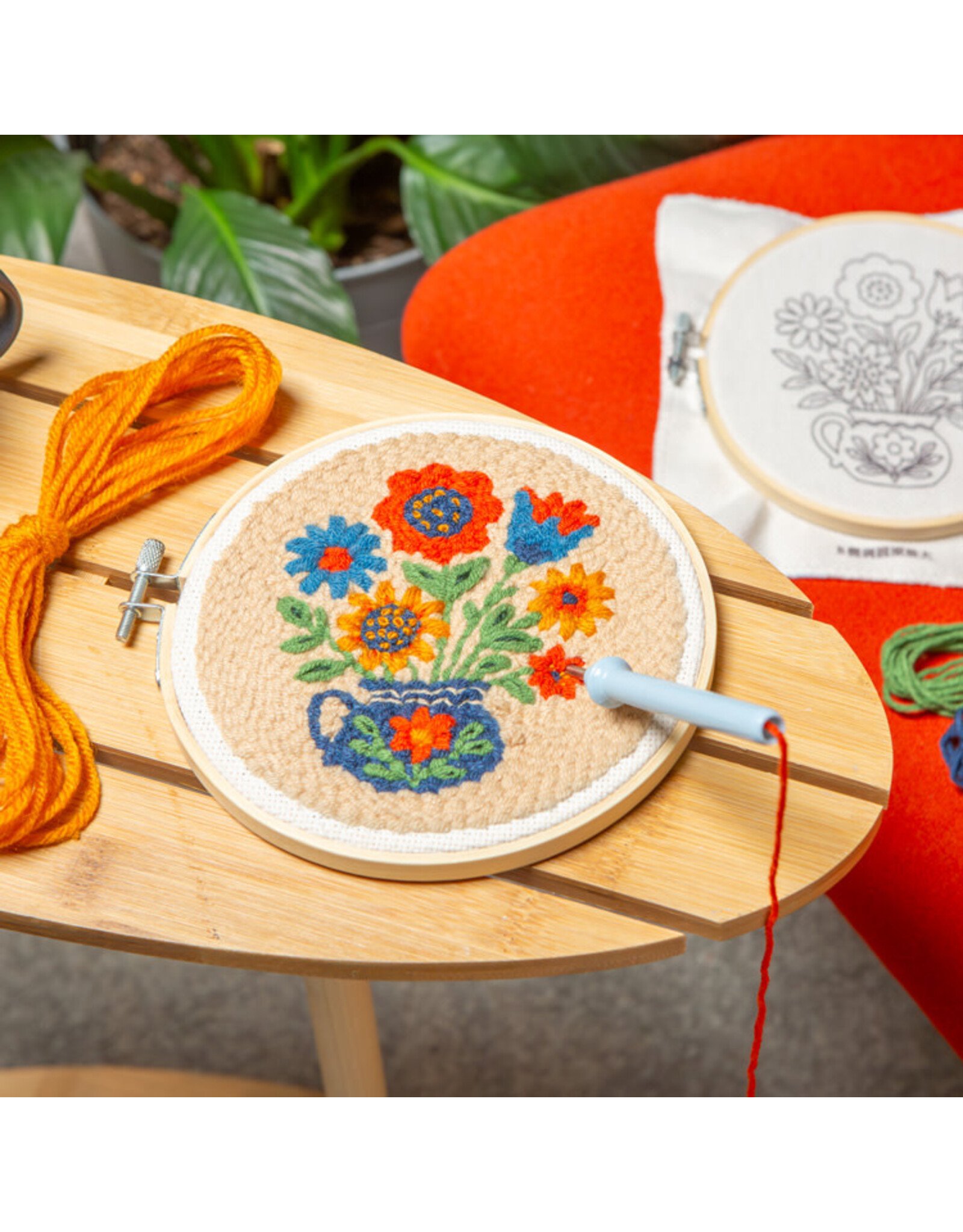 Punch Needle Kit - Flower Bouquet