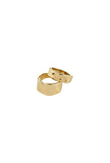Pilgrim Ember Chunky Rings -  2 in 1 -Gold Plated