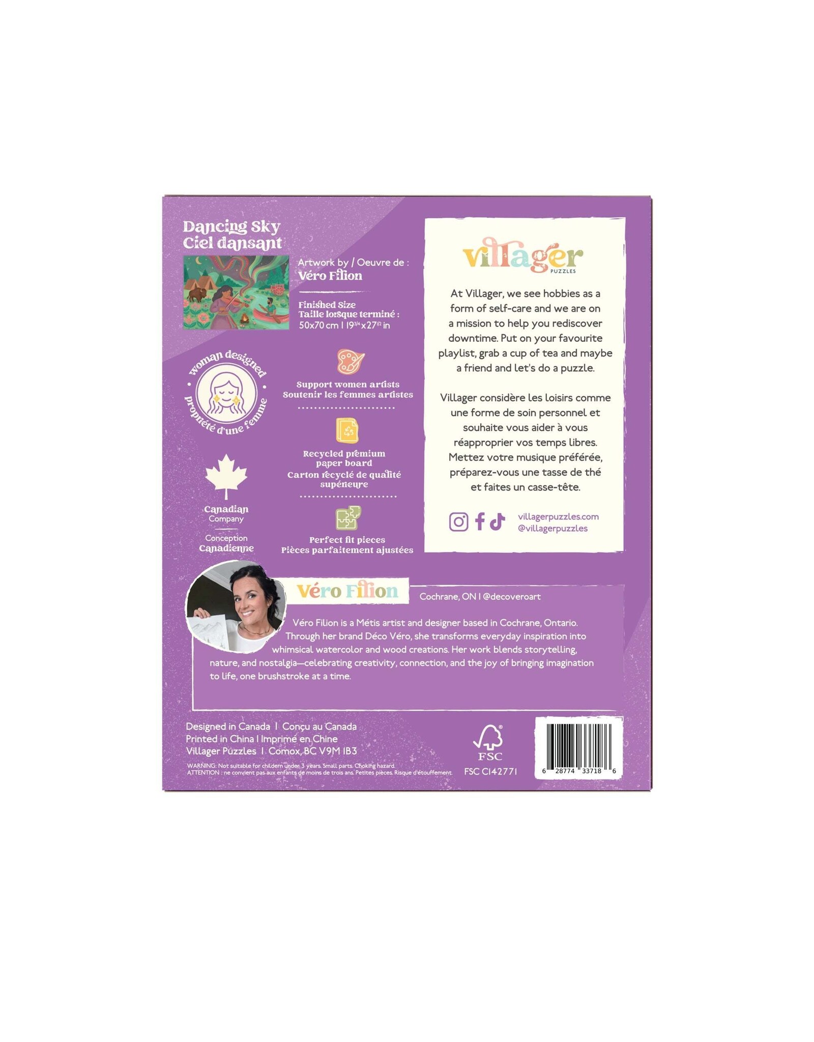 Villager Puzzles Dancing Sky - 1000 Piece Puzzle