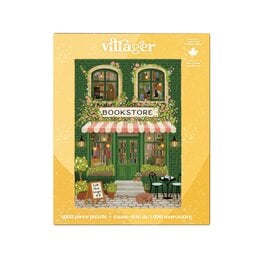 Villager Puzzles Emerald Bookstore - 1000 Piece Puzzle