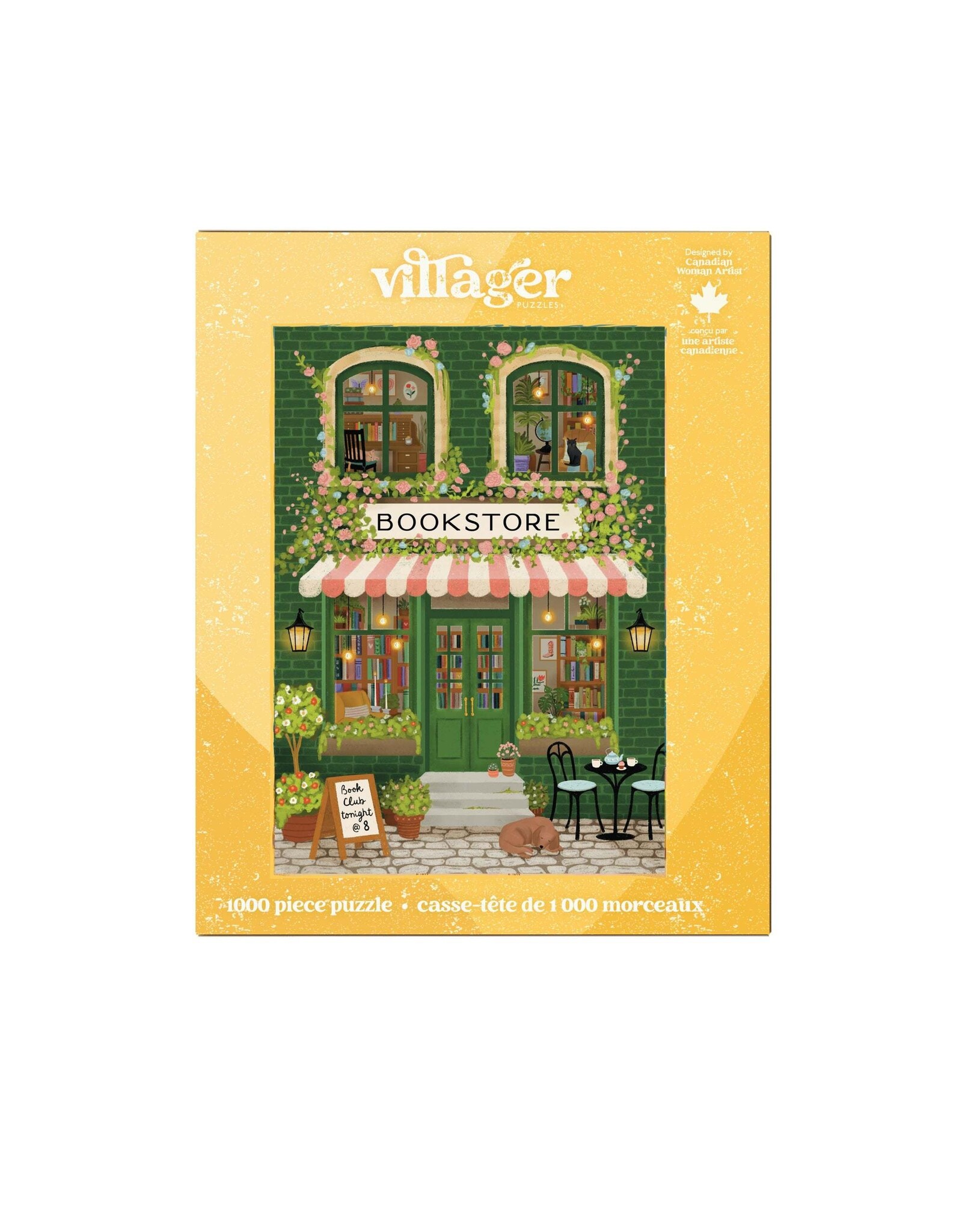 Villager Puzzles Emerald Bookstore - 1000 Piece Puzzle