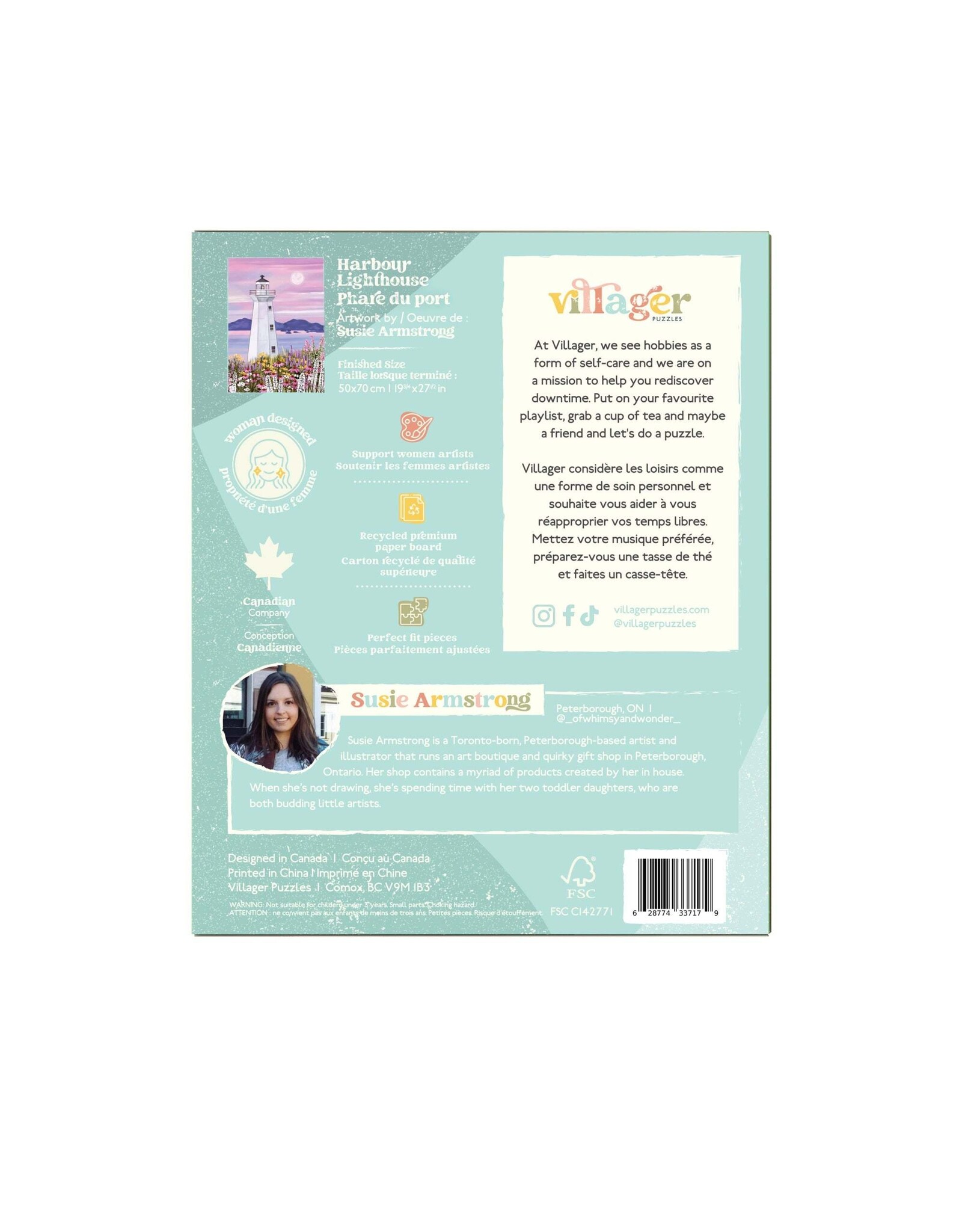 Villager Puzzles Harbour Lighthouse - 1000 Piece Puzzle