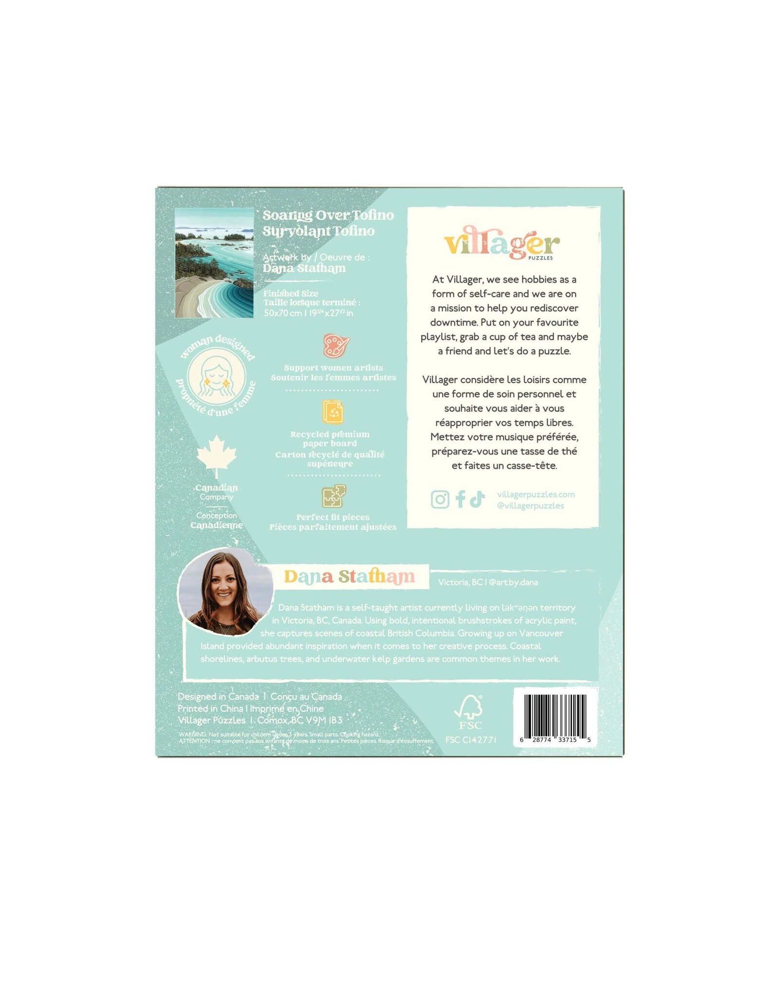 Villager Puzzles Soaring Over Tofino - 1000 Piece Puzzle