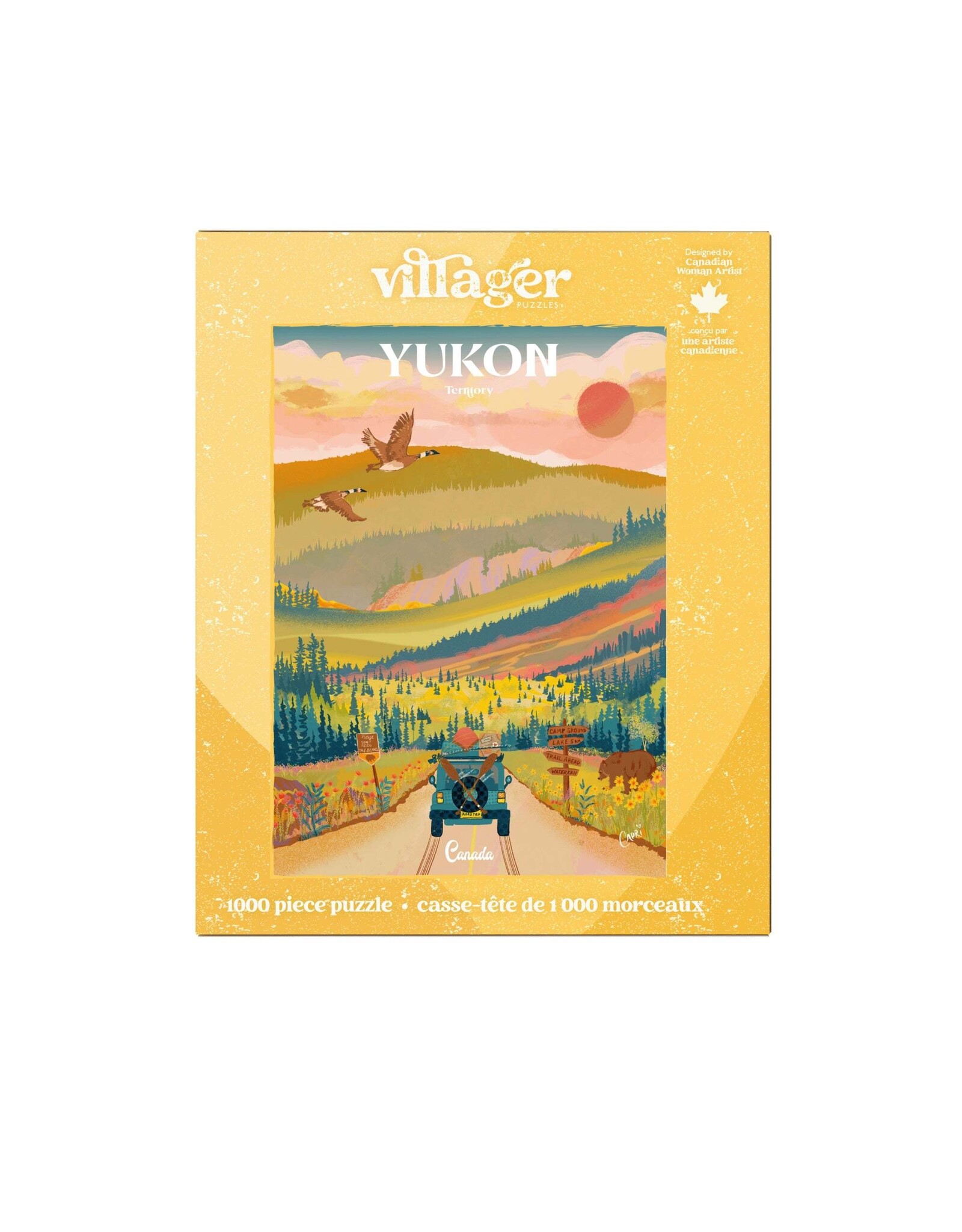 Villager Puzzles Yukon Road Trip - 1000 Piece Puzzle