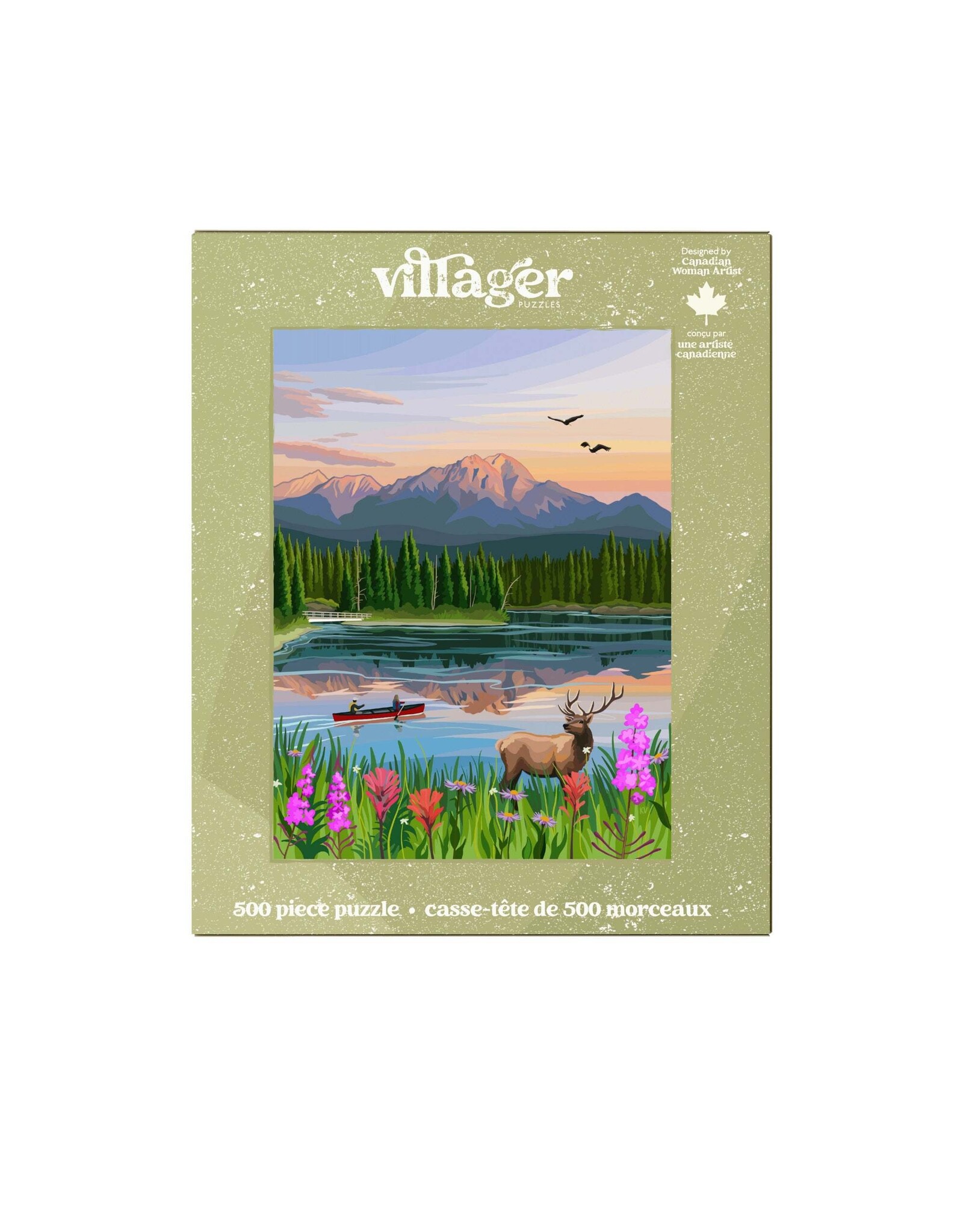 Villager Puzzles Jasper Flowers - 500 Piece Puzzle