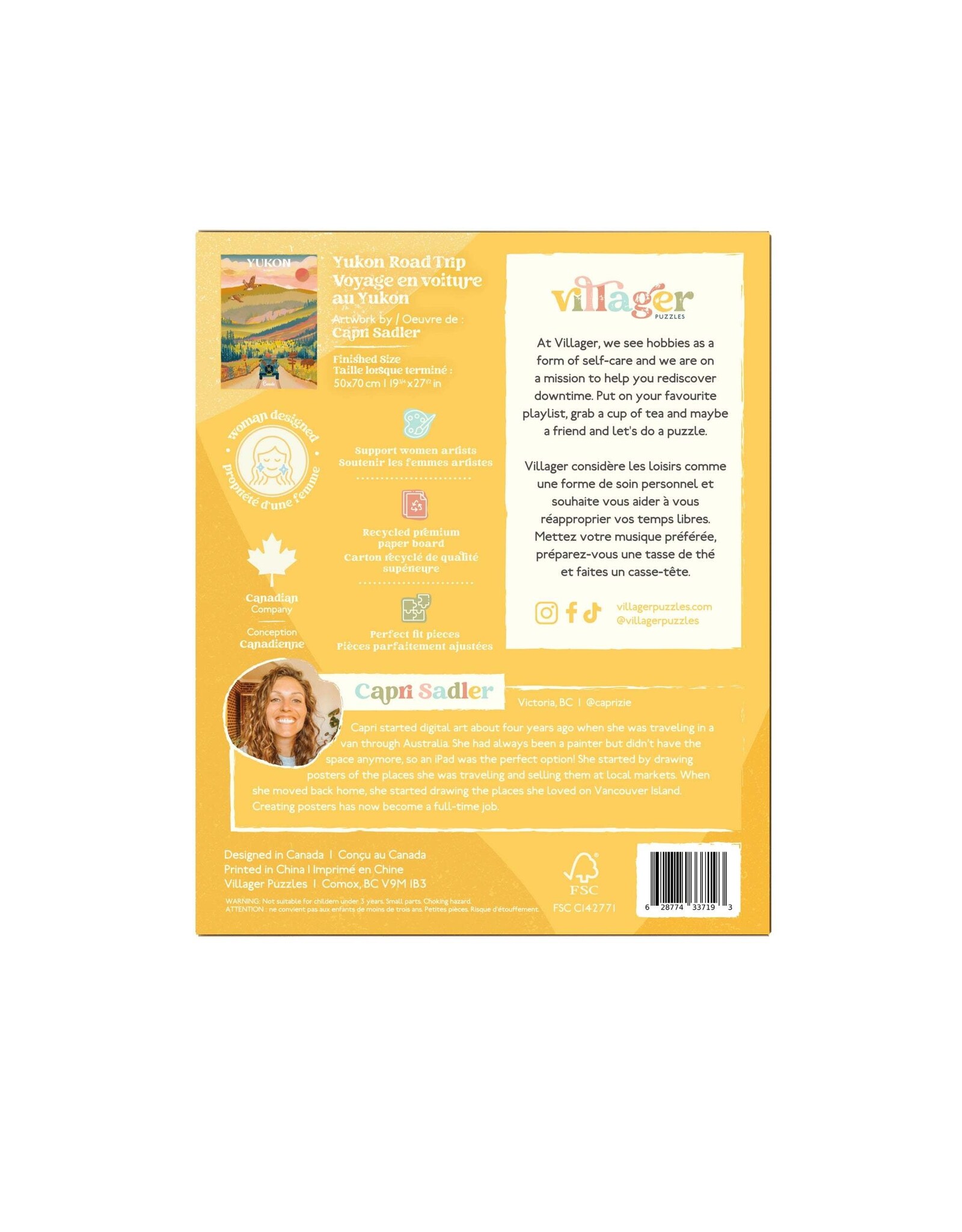 Villager Puzzles Newfoundland Sites - 500 Piece Puzzle