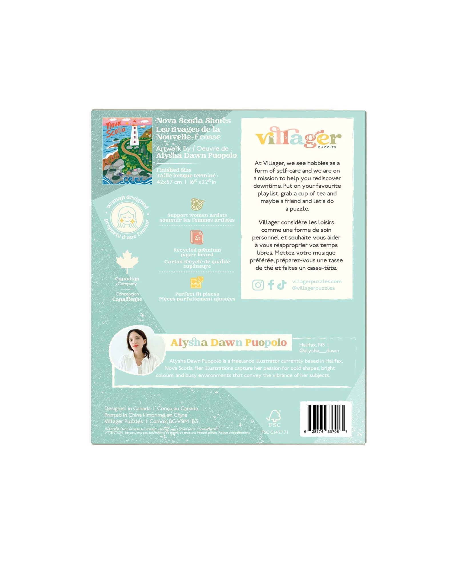 Villager Puzzles Nova Scotia Shores - 500 Piece Puzzle