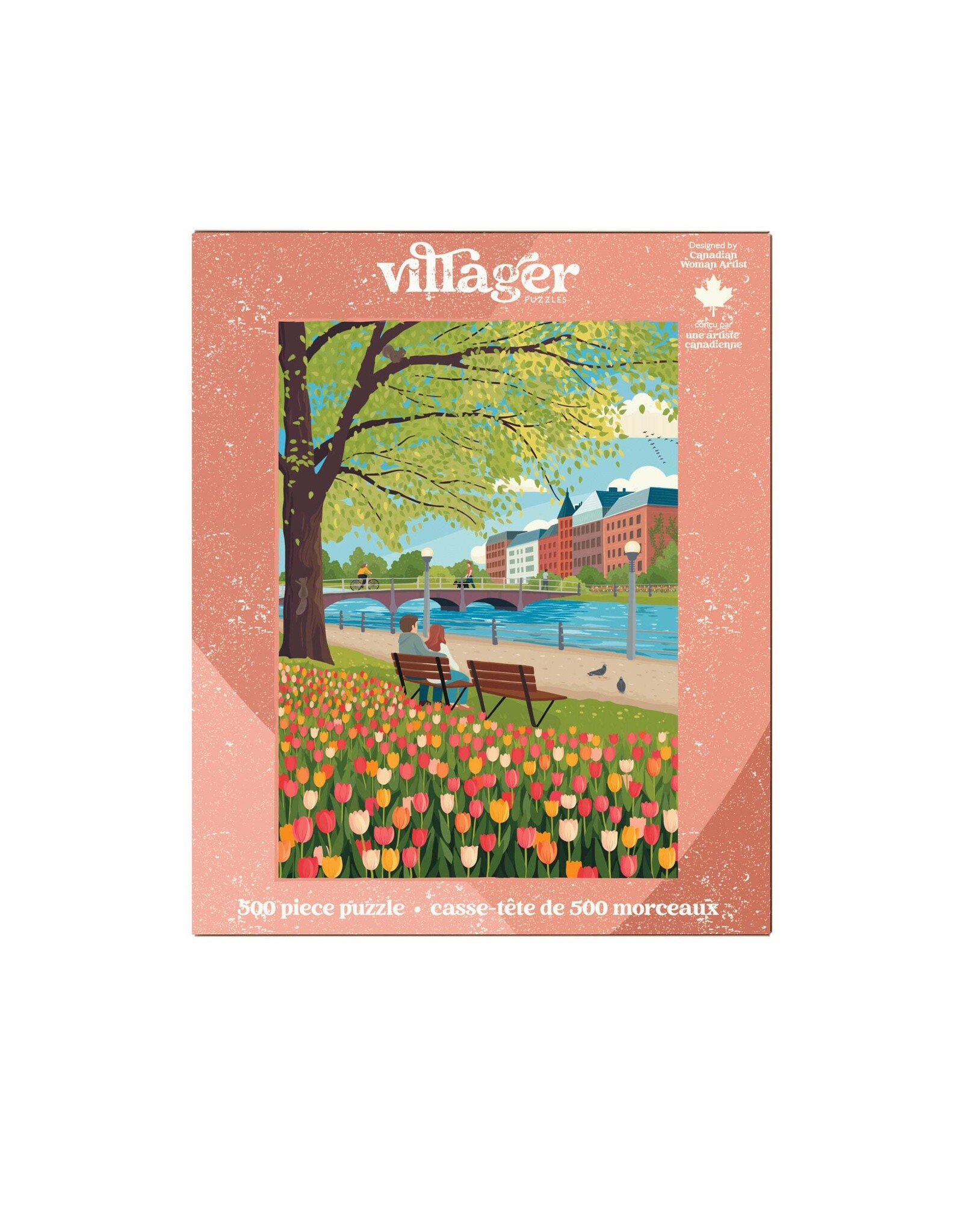 Villager Puzzles Tulip Season- 500 Piece Puzzle
