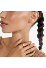 Pilgrim Arin Heart Signet Ring - Silver Plated -Waterproof