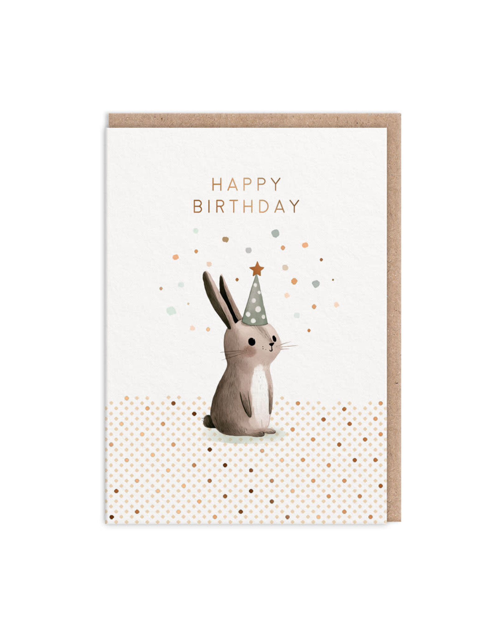Ohh Deer Birthday - Rabbit Birthday Card