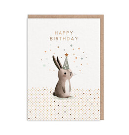 Ohh Deer Birthday - Rabbit Birthday Card