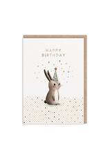 Ohh Deer Birthday - Rabbit Birthday Card