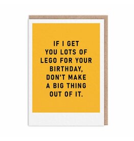 Ohh Deer Birthday - Lego Greeting