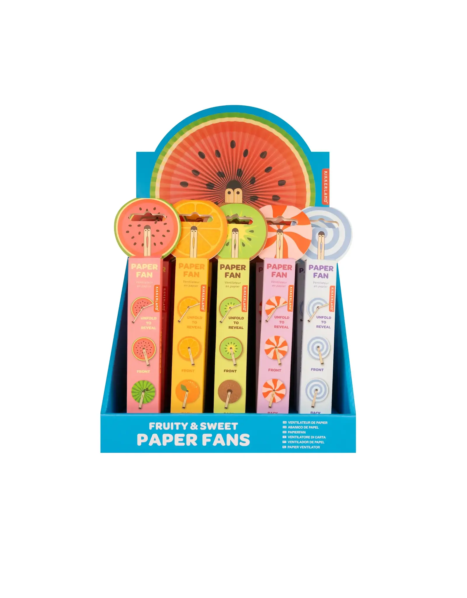 Fruity & Sweet Paper Fans -