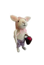 Option 2 Felt Bunny With Basket Decoration