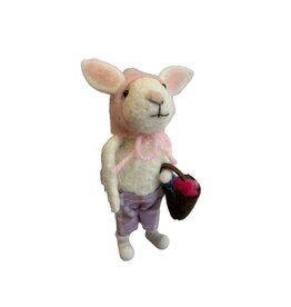 Option 2 Felt Bunny With Basket Decoration