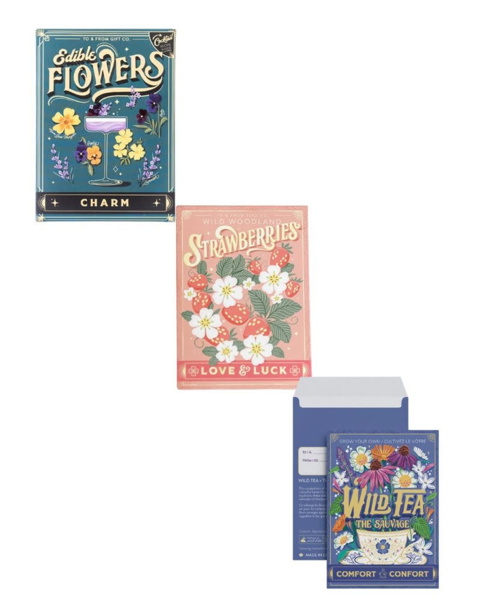 To & From Gift Co. Floriography Seed Packet - Edible -