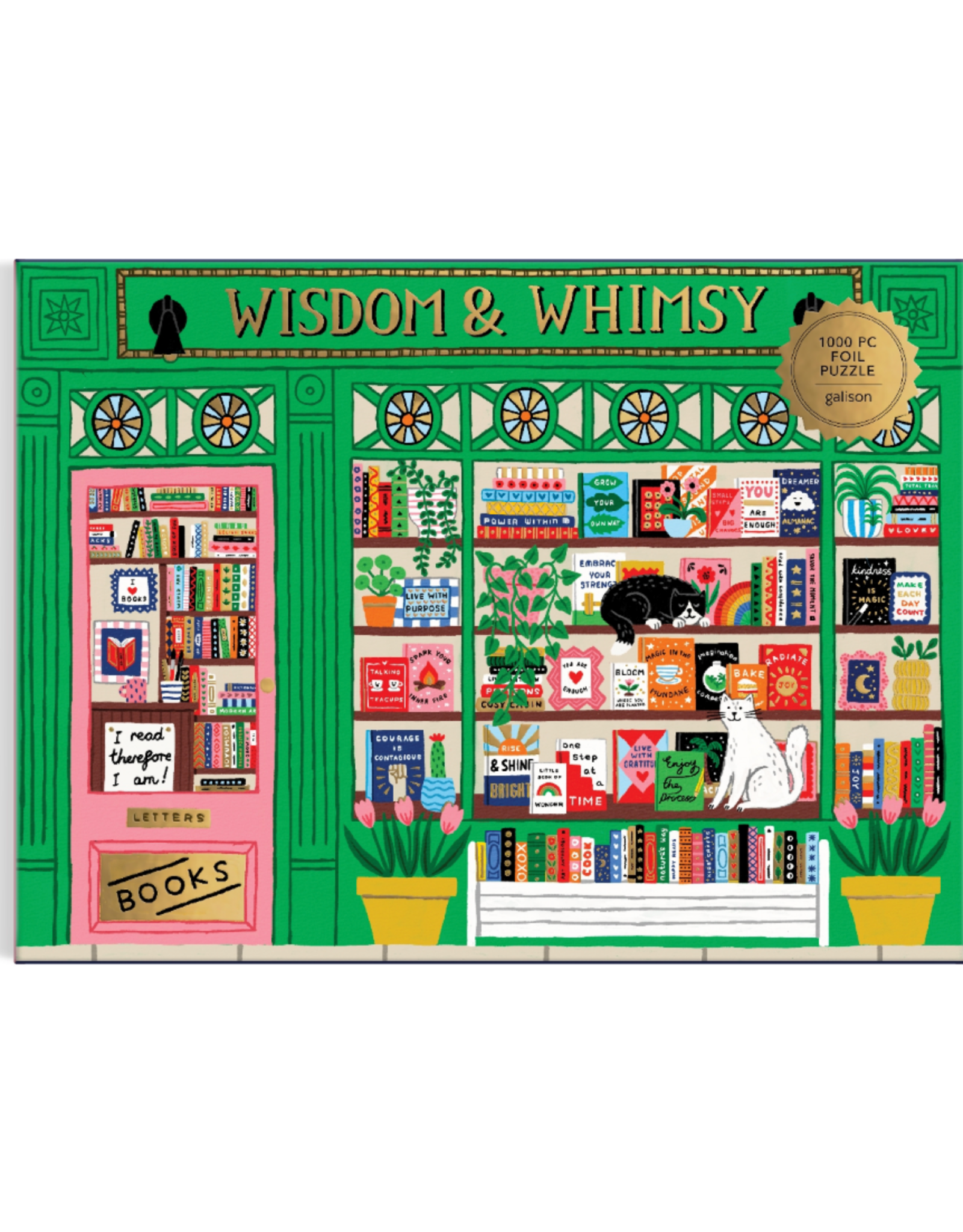 Wisdom & Whimsy Bookshop 1000 Piece Puzzle