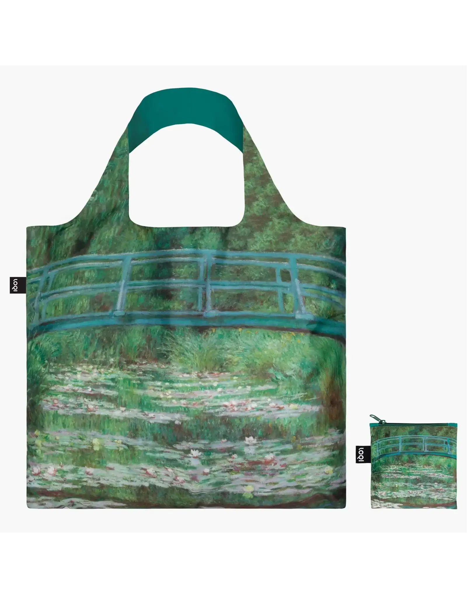 Loqi Packable Tote Bag -  Japanese Footbridge