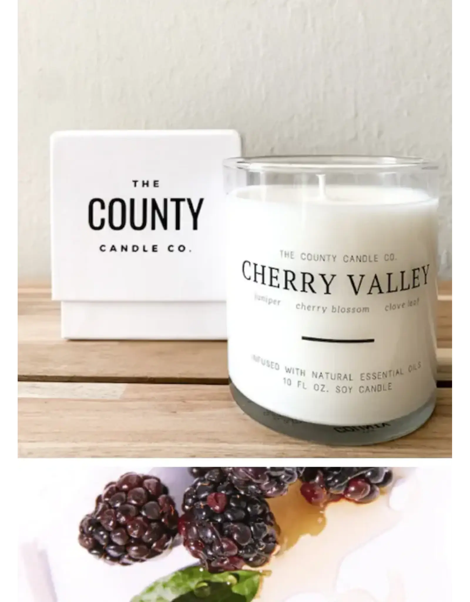 The County Candle Co. County Candle - Cherry Valley