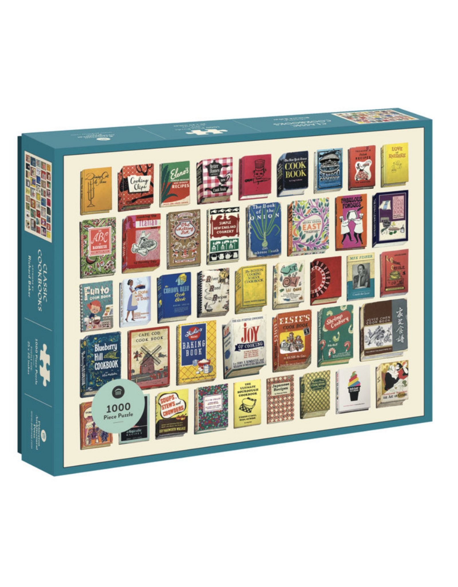 Classic Cookbooks 1000 Piece Puzzle