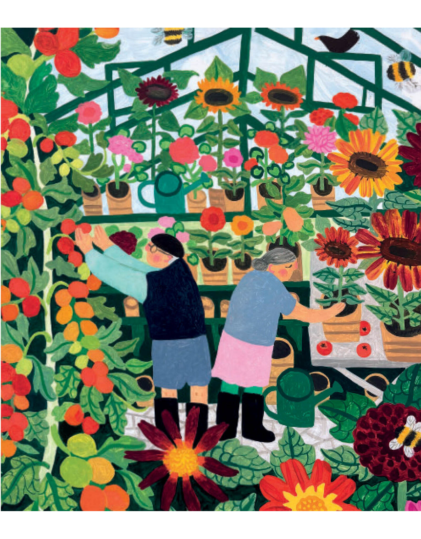 Just Because - Pottering In The Greenhouse