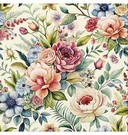 Luncheon Rustic Bloom Napkins. Pack of 20