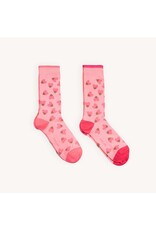 Pokoloko Strawberry Heart Pima Socks - Pack of 2