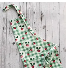 Strawberry Gingham Apron