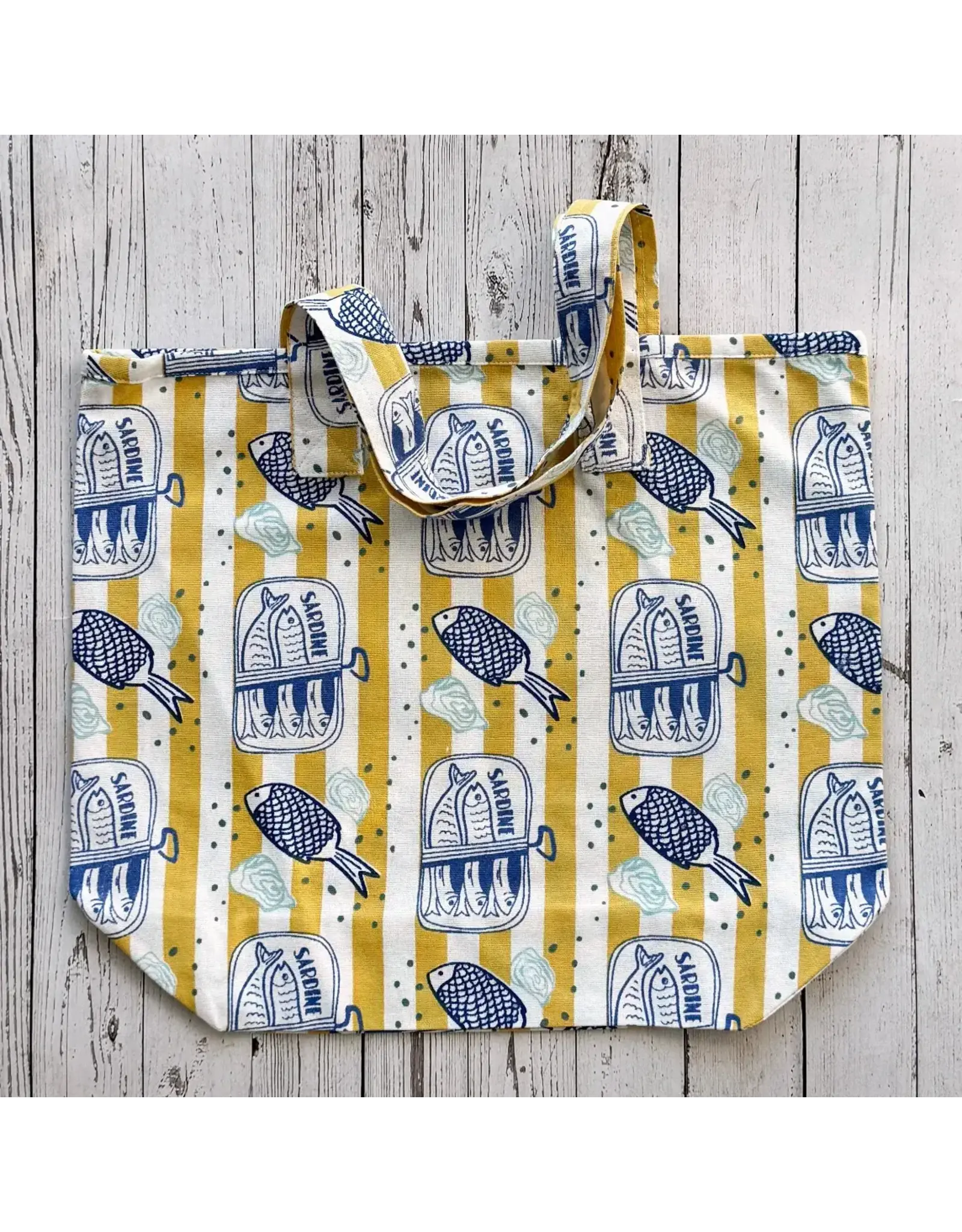 Salty Sardine Tote Bag