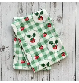 Strawberry Gingham Tea Towel