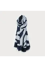 Lightweight Two-Tones Scarf - Blue