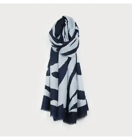 Lightweight Two-Tones Scarf - Blue