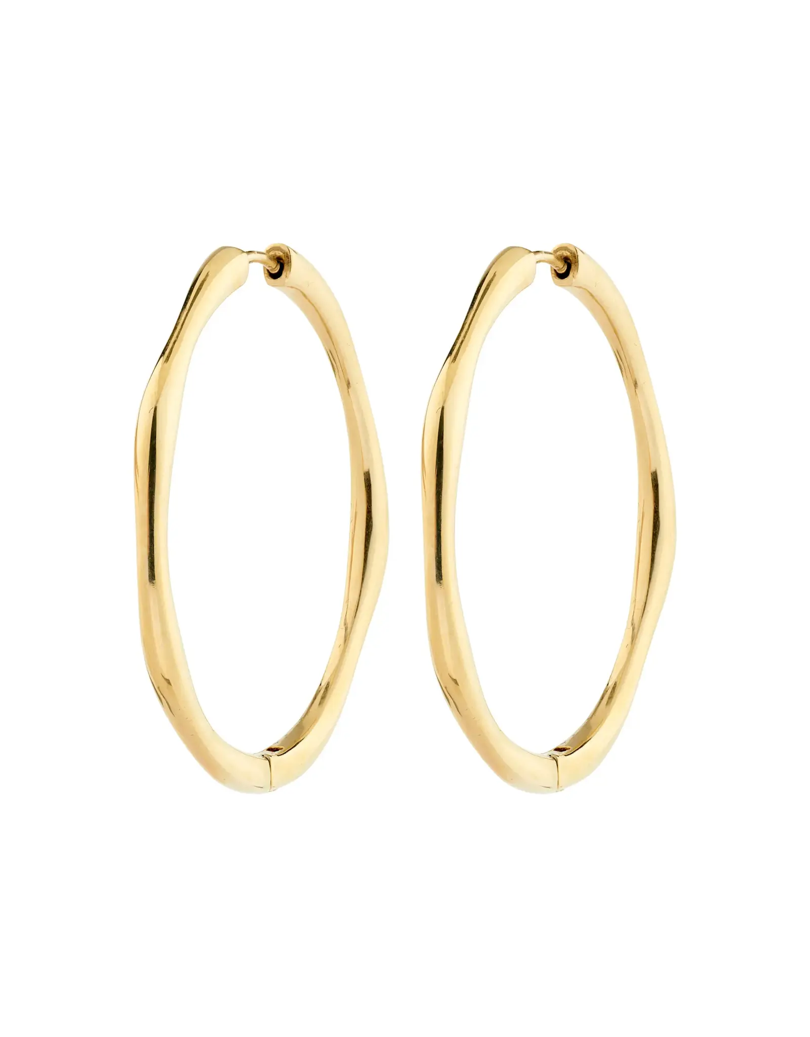 Pilgrim Haze Hoop Earrings - Gold