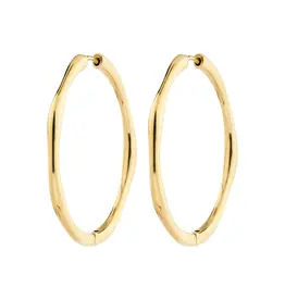 Pilgrim Haze Hoop Earrings - Gold