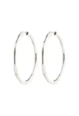 Pilgrim Haze Hoop Earrings - Silver
