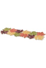 Fall Leaves Bead Table Runner