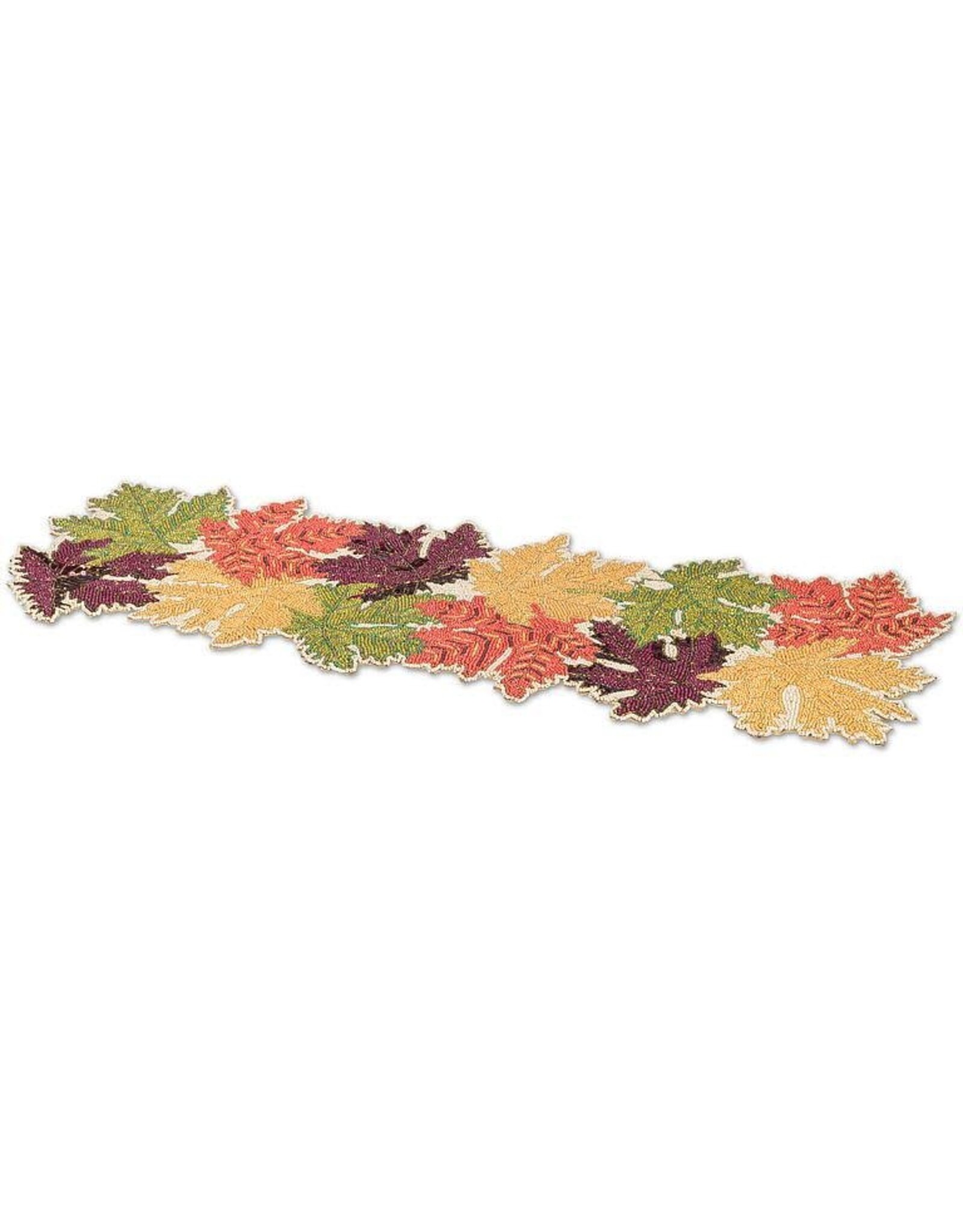 Fall Leaves Bead Table Runner