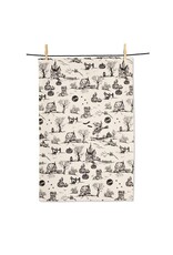 Halloween Toile Kitchen Towel