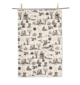Halloween Toile Kitchen Towel