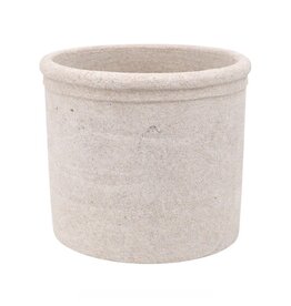 Option 2 Cement Pot - Pale Beige - 7"