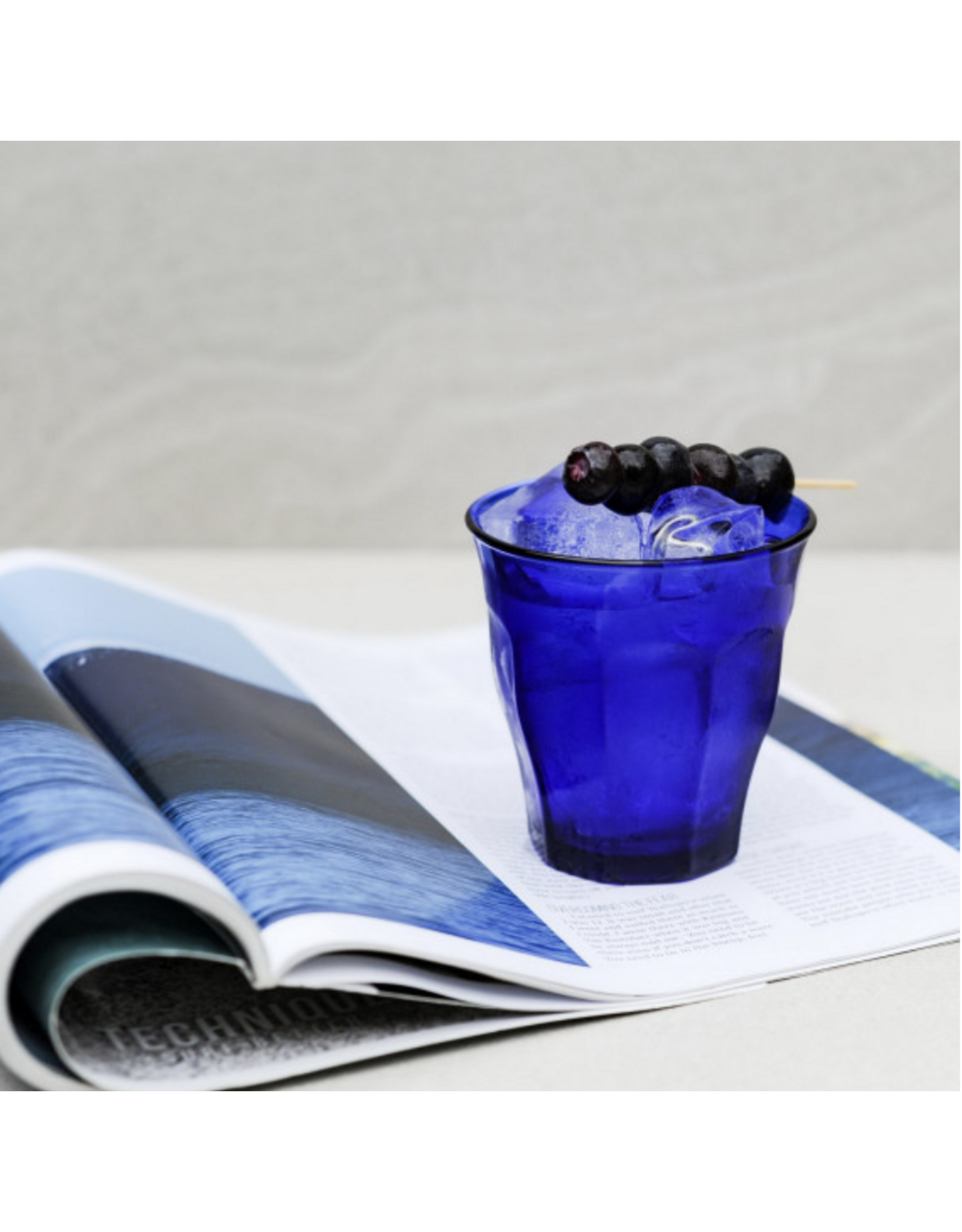 Duralex Picardie Sapphire Glases - 8 3/4 oz - Set of 4