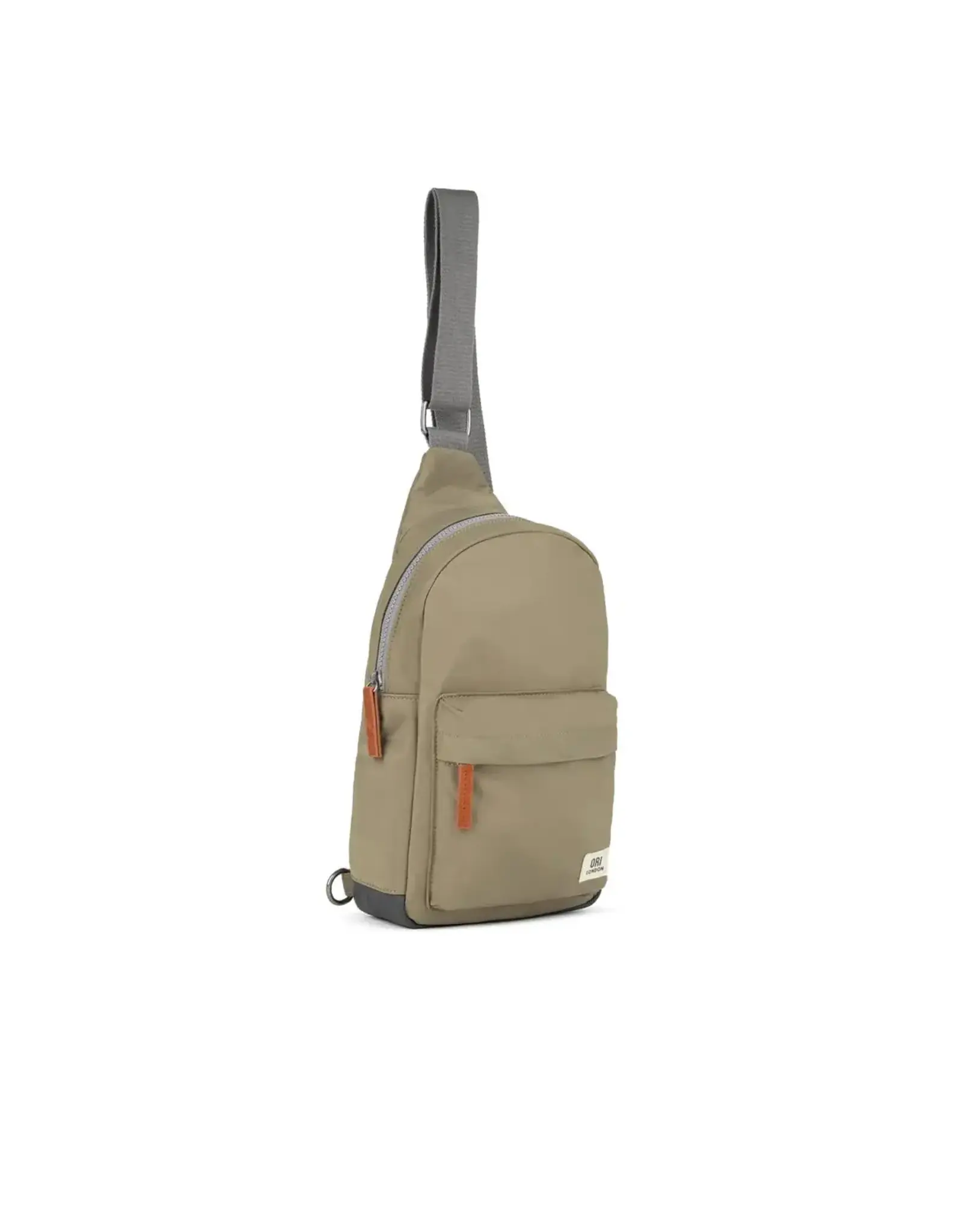 Ori London Willesden B Large Recycled Nylon Crossbody Bag - Taupe