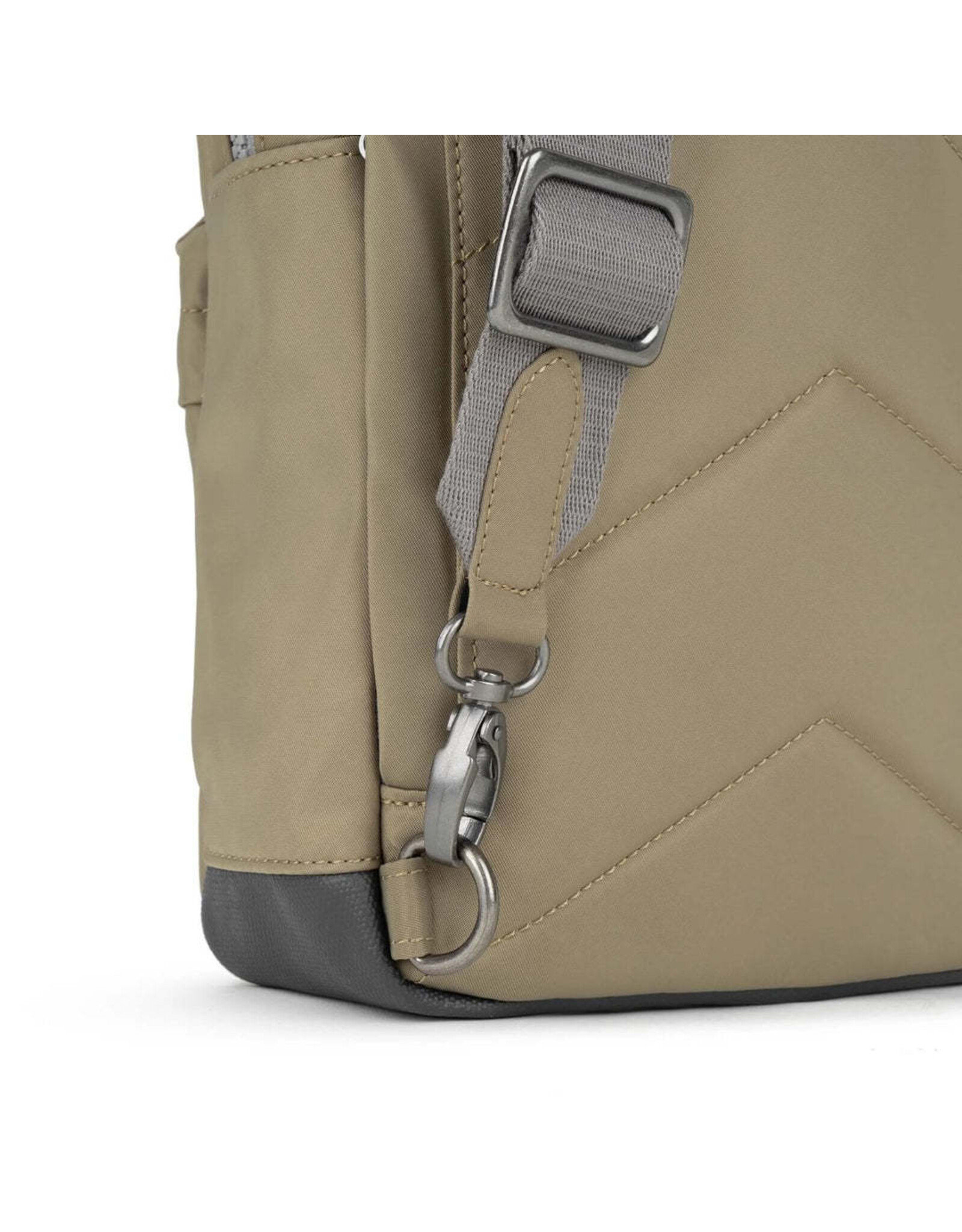 Ori London Willesden B Large Recycled Nylon Crossbody Bag - Taupe