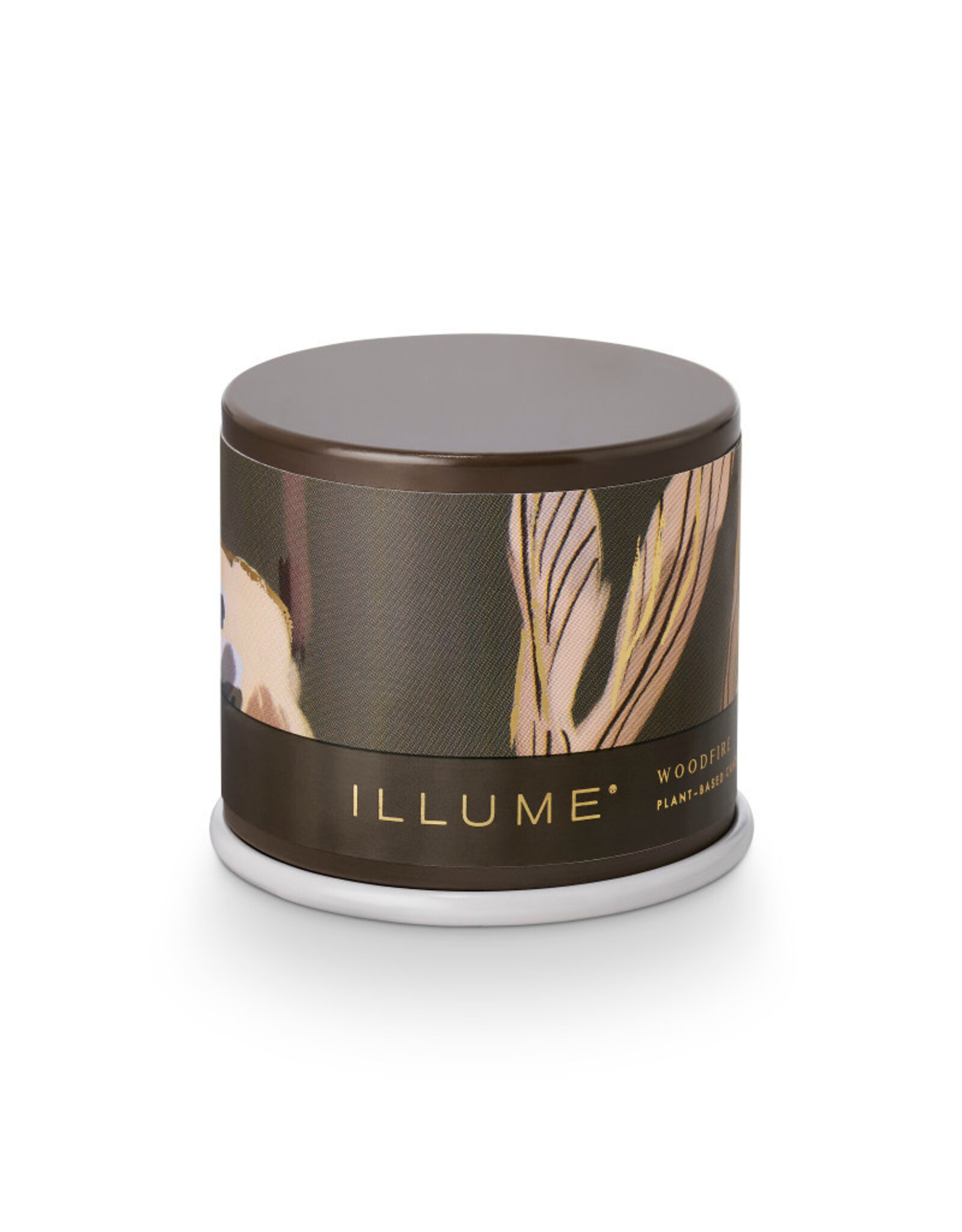 Illume Woodfire - Demi Tin Candle