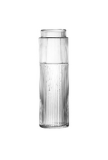 Ribbed Clear Deskside Carafe and Glass