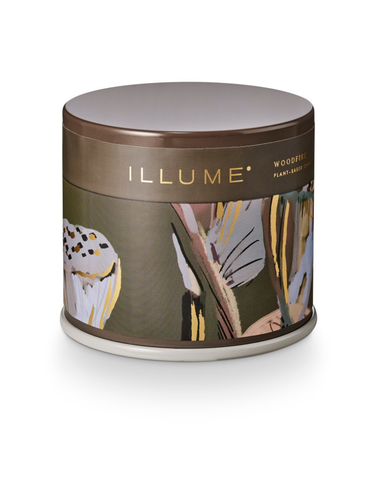 Illume Woodfire -Vanity Tin Candle
