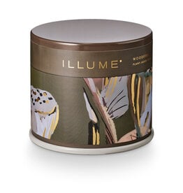 Illume Woodfire -Vanity Tin Candle