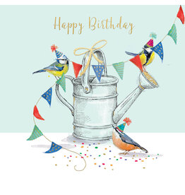 Birthday - Birds On Watering Can